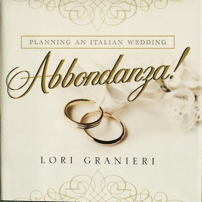 Book I wrote with tons of Italian Wedding ideas